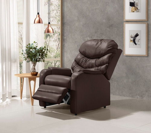 Mag Outlet Sillón reclinable Daddy's - Lujo - Color Corino Brown