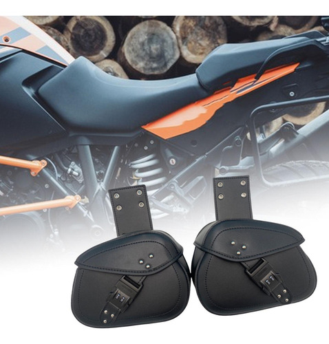 Bolsa De Silla De De Motocicleta Pu Cuero Ajustable Bolsas