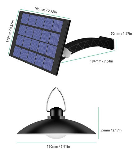 Lámpara Solar De Encendido/apagada, Resistente Al Agua, CoLG