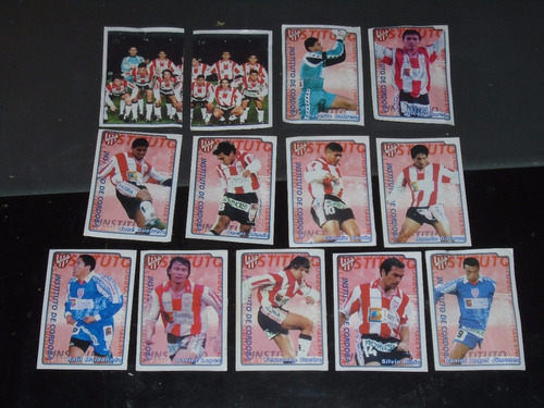 Lote 13 Figuritas Instituto Córdoba Álbum Fútbol 99 1999