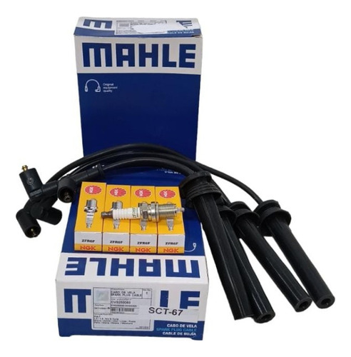 Juego Cables Mahle + Bujias Ngk Fiat Idea 1.6 16v E Torq