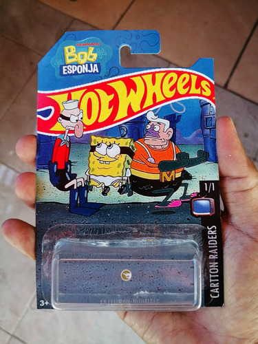 Botemovil Invisible Bob Esponja Hot Wheels Custom (Usado)