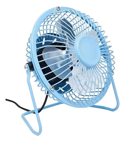 Ventilador de mesa Quickstore Mini ventilador USB Mini estructura color azul