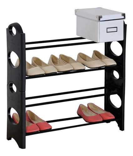 Zapatera Acero Y Plástico Basic Living