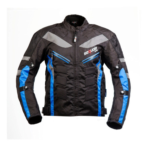 Chaqueta Protección Moto Motociclista Azul -2xl