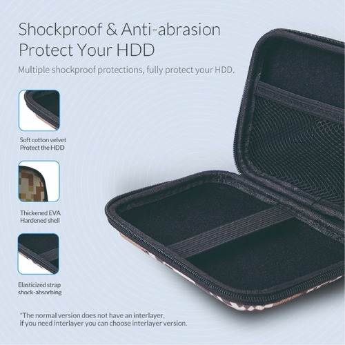 Estuche Protector Disco Externo Hard Shell Militar Ultra