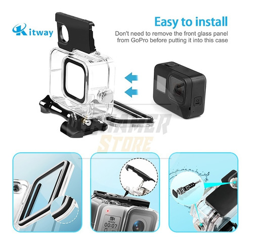 Imagen 2 de 10 de Kit De Accesorios Para Cámaras De Acción Gopro