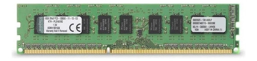 Memória RAM color verde  8GB 1 Kingston KTH-PL316E/8G