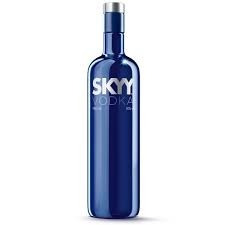 2 Vodka Skay Blue 980 Ml Frete Grátis+brinde