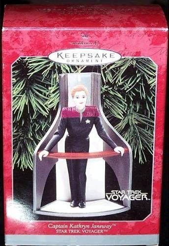 Star Trek Voyager Capitán Kathryn Janeway Navidad Ornamento 