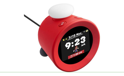 Nintendo Sound Clock: Alarmo Reloj Despertador Color Rojo