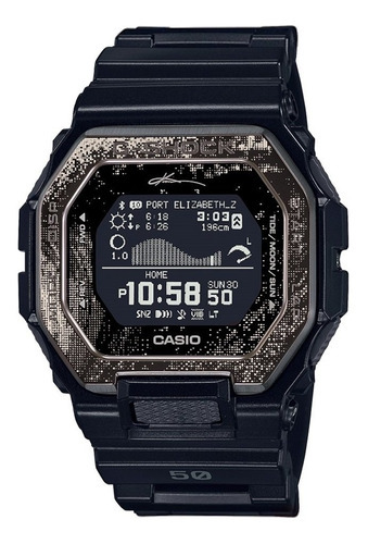 Reloj Casio G-Shock GBX-100ki-1DR Color de la correa: negro, color del bisel: negro, color de fondo: negro