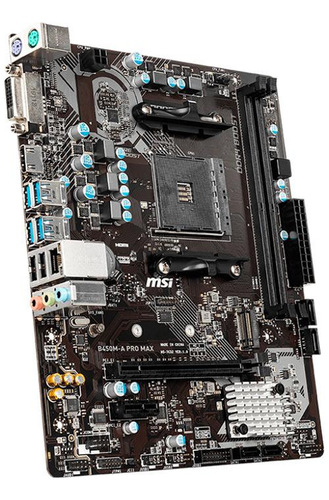 Msi Msi B450m-a Pro Max, Ddr4, Socket AM4, M-ATX Core Negro