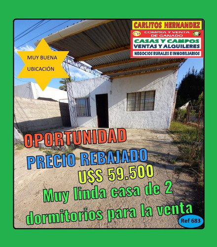 Ref 683) V -  **  Muy Linda Casa Para La Venta De 2 Dormitorios En San José