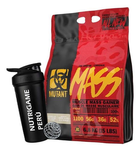 Mutant Mass 15 Libras Ganador De Masa Muscular - Tienda Físi