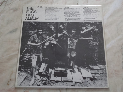 Lp The Fugs - First Album (1965) Importado Itália (Usado)