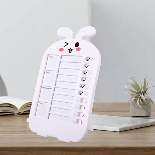 T Tarjeta Con Reloj De Autodisciplina Para Niños, Nota De