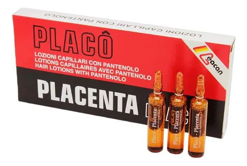 Tratamiento Para La Caída Del Cabello Placenta Placo, 12 Fra