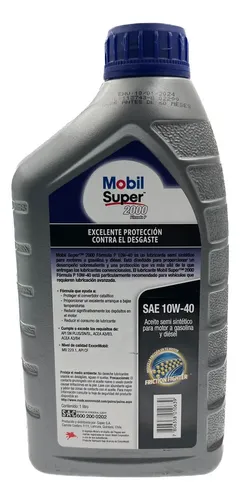 Aceite Mobil Super 2000 10w-40 Bidón De 1 Litro | Cuotas sin interés