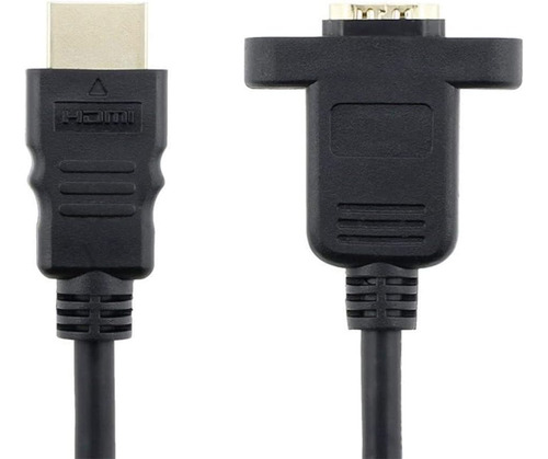 Cable De Extensión Hdmi Con Orejas Macho A Hembra 1m