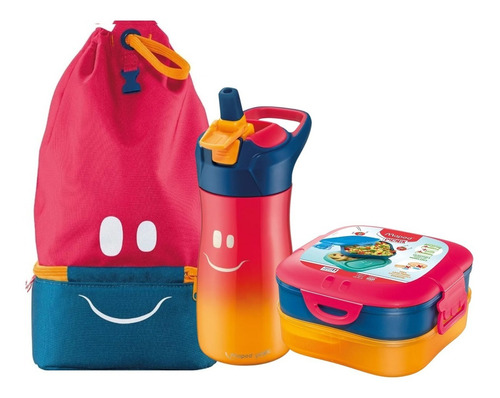 Combo Niños Lunchera + Botella Acero + Porta Alimentos Maped