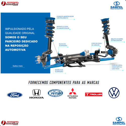 Kit Coxim Amortecedor Novo C3 C4 Cactus Aircross 208 Sampel