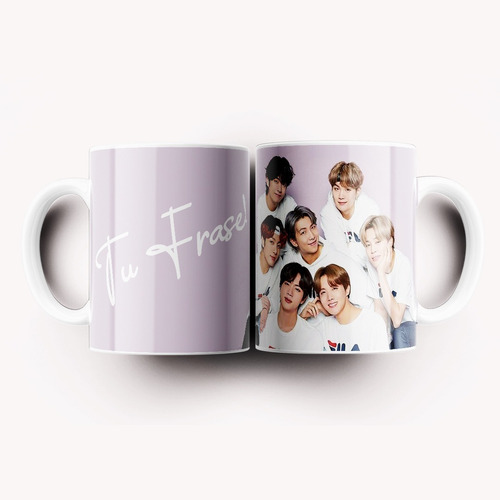 Tazón Taza Personalizada Bts (variedad Diseños)