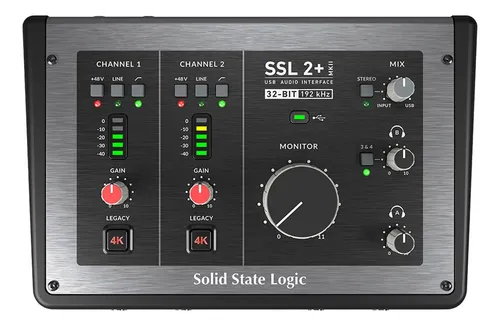 Interfaz De Audio Solid State Logic Ssl 2 Mkii 2x2 Usb