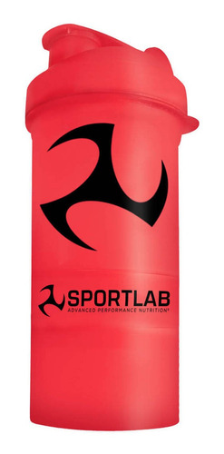 Shaker Rojo Neon Sportlab 3 Layers, 400cc