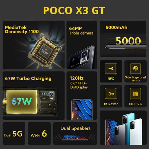 Xiaomi Poco X3 Gt Celular Dual Sim Redmi Altan Pocophone Mpx Cloud White (Usado)