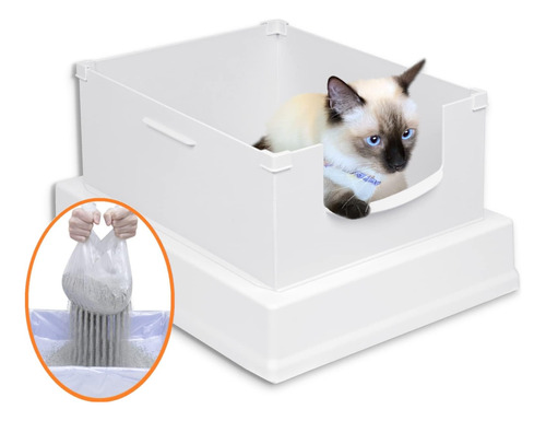 Kit Básico De Caja De Arena Para Gatos Speedysift V2 Deluxe,