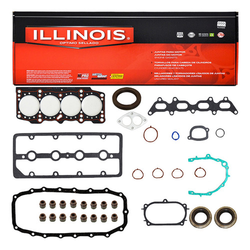 Jgo Descarbonizacion Completo Illinois Fiat Palio 1.3 Fire