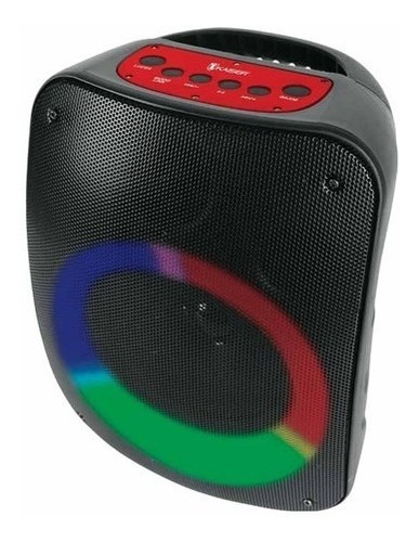 Imagen 4 de 6 de Bocina 4 Kaiser Bluetooth Luz Led Radio Msa-5004