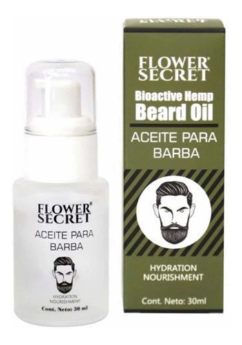 Aceite Crecer Barba Facial 30ml Flower Secret