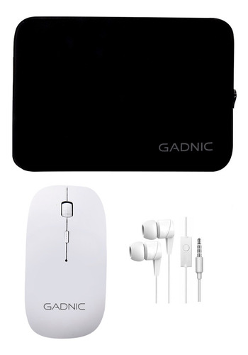 Notebook Gadnic Cloudbook Intel 4gb Windows 10 + Accesorios Color Gris