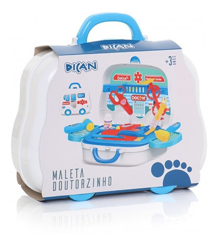 Kit Médico Infantil Maletinha Móvel Doutorzinho - Dican