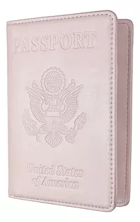 Porta Pasaporte Documentos Funda Protectora Viaje Con Rfid