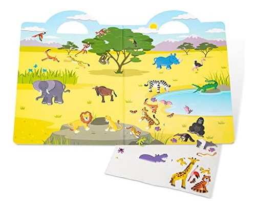Melissa & Doug Juego De 3 Pegatinas Hinchadas Reutilizables
