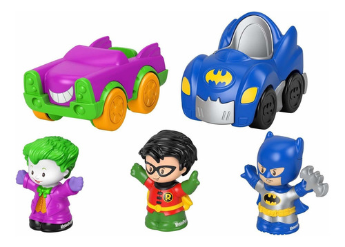 Carro De Juguete Fisher-price Little People Dc Super Fri Vrn