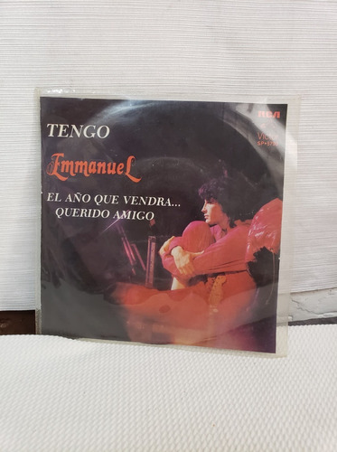 Emmanuel Tengo Disco Acetato 45 Rpm