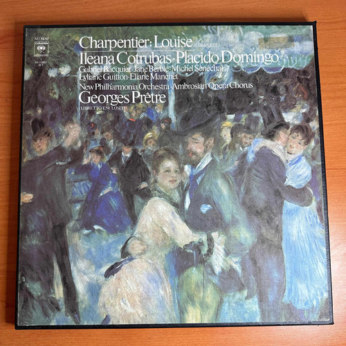 Disco Lp Charpentier Louise Illeqna Cotrubas Placido Domingo