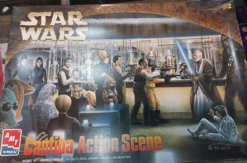 Star Wars Cantina Diorama Amt 1/72 P Armar