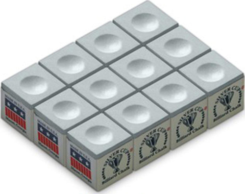 Caja Para 12 Tizas De Peltre Silver Cup Sc-12-pewter
