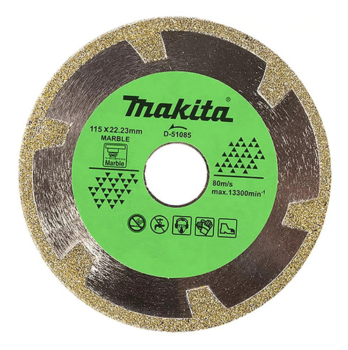 Disco Diamante4 1/2 Makita D-51085 Corte Seco 