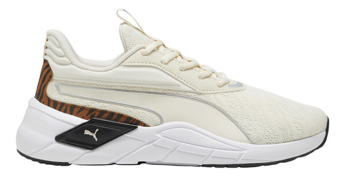 Tenis Puma Correr Lex Animal Remix Mujer Beige