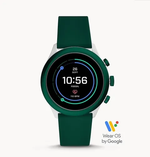 Green fossil watch hotsell