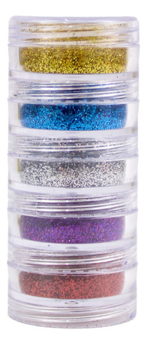 Glitter P/ Pintura Facial E Corporal 5un Arte Make Safira Cor Colorido