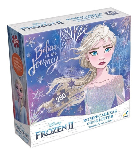 Rompecabezas Glitter Frozen Ii 250 Piezas Jca-2451