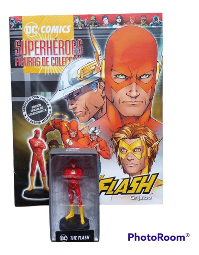 Revista + Figura Coleccionable Dc Comics. The Flash.