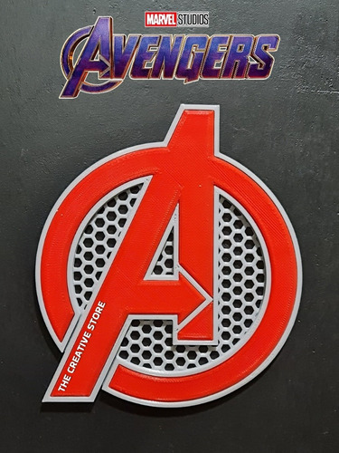 Avengers - Vengadores - Marvel - Logo 3d.